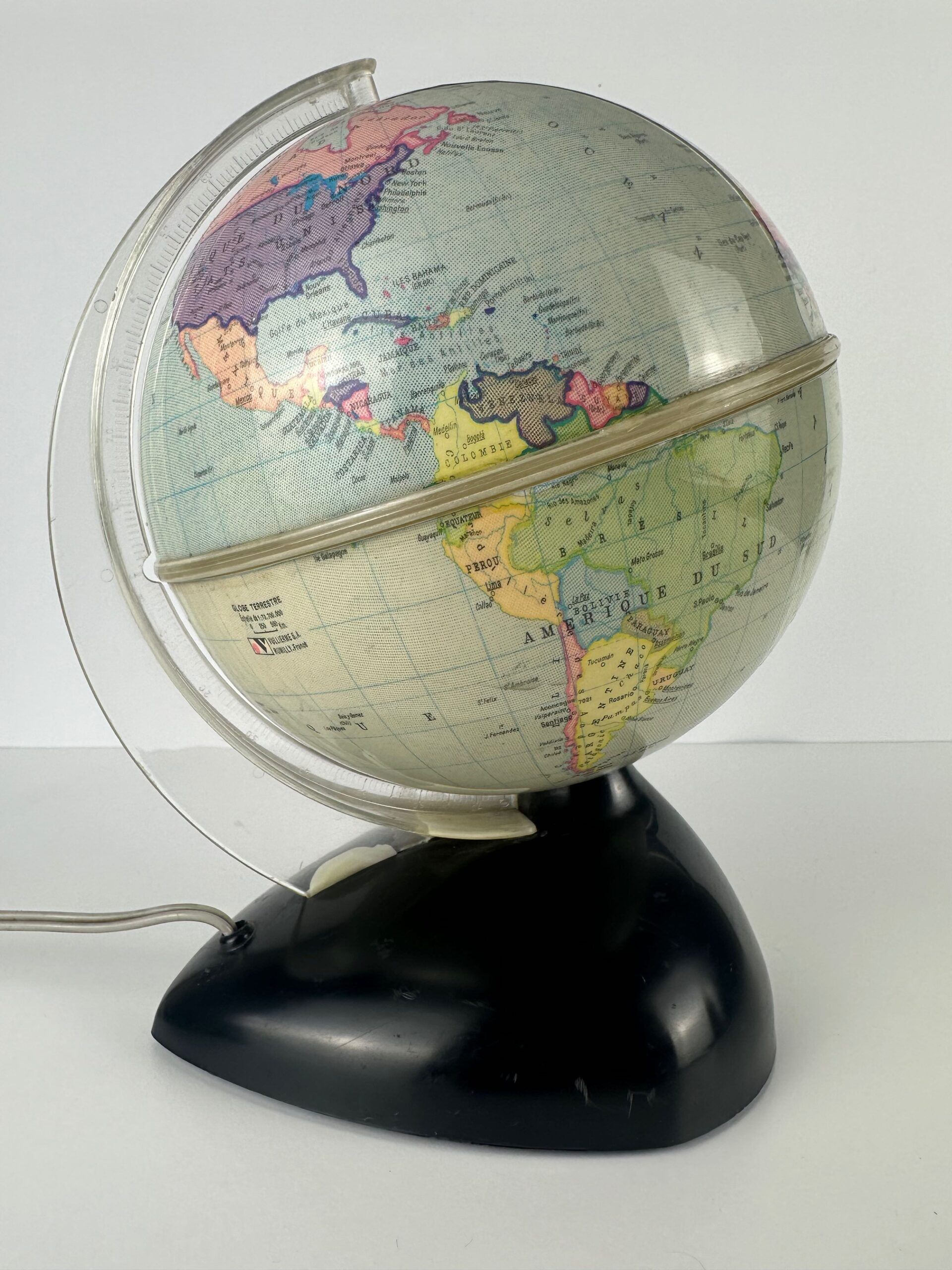 Globe vintage (lampe) – Globe Terrestre