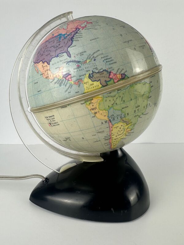 Globe vintage (lampe) – Globe Terrestre