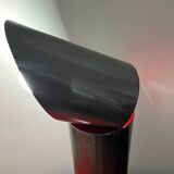 Brushed steel lamp