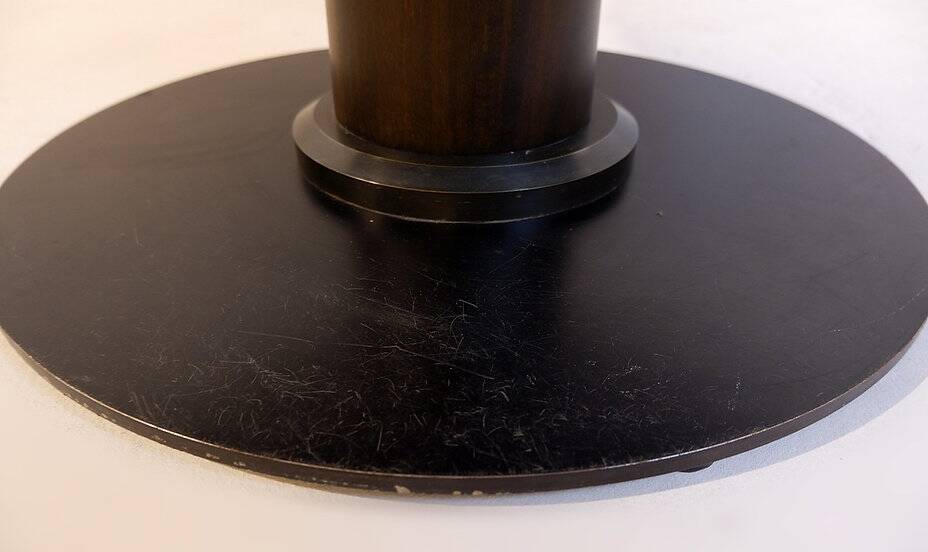 Macassar ebony round dining table Ø 128cm