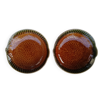 Paire d'assiettes