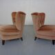 Mohair Club Chairs by Adolf Wrenger, Germany, 1950s, Set of 2