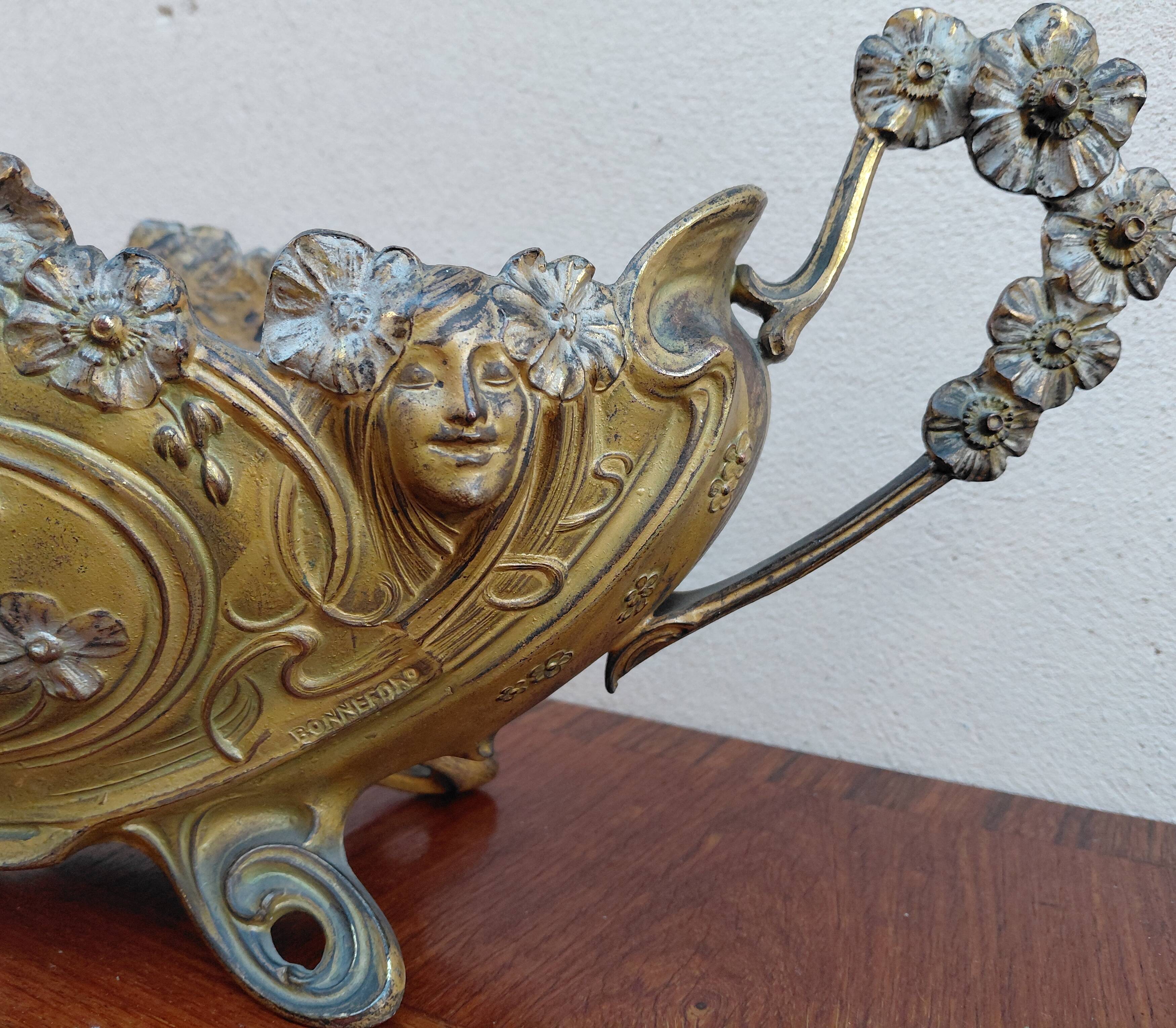 Art Nouveau Planter, Bonnefond Claude