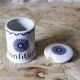 Tea service with blue Ming decor Paris Porcelain