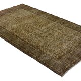 One-of-a-kind turkish handwoven vintage rug - rustic vintage charm 281x 171 cm