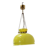 1970's Glass Chandelier, Czechoslovakia