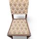 Paire de chaises style empire tissu fleuri