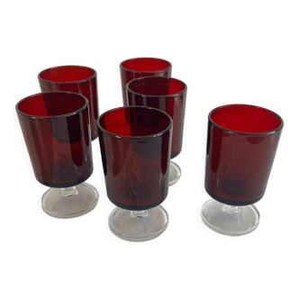 Arcoroc liqueur glasses from luminarc