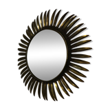 Typical midcentury sunburst wall mirror