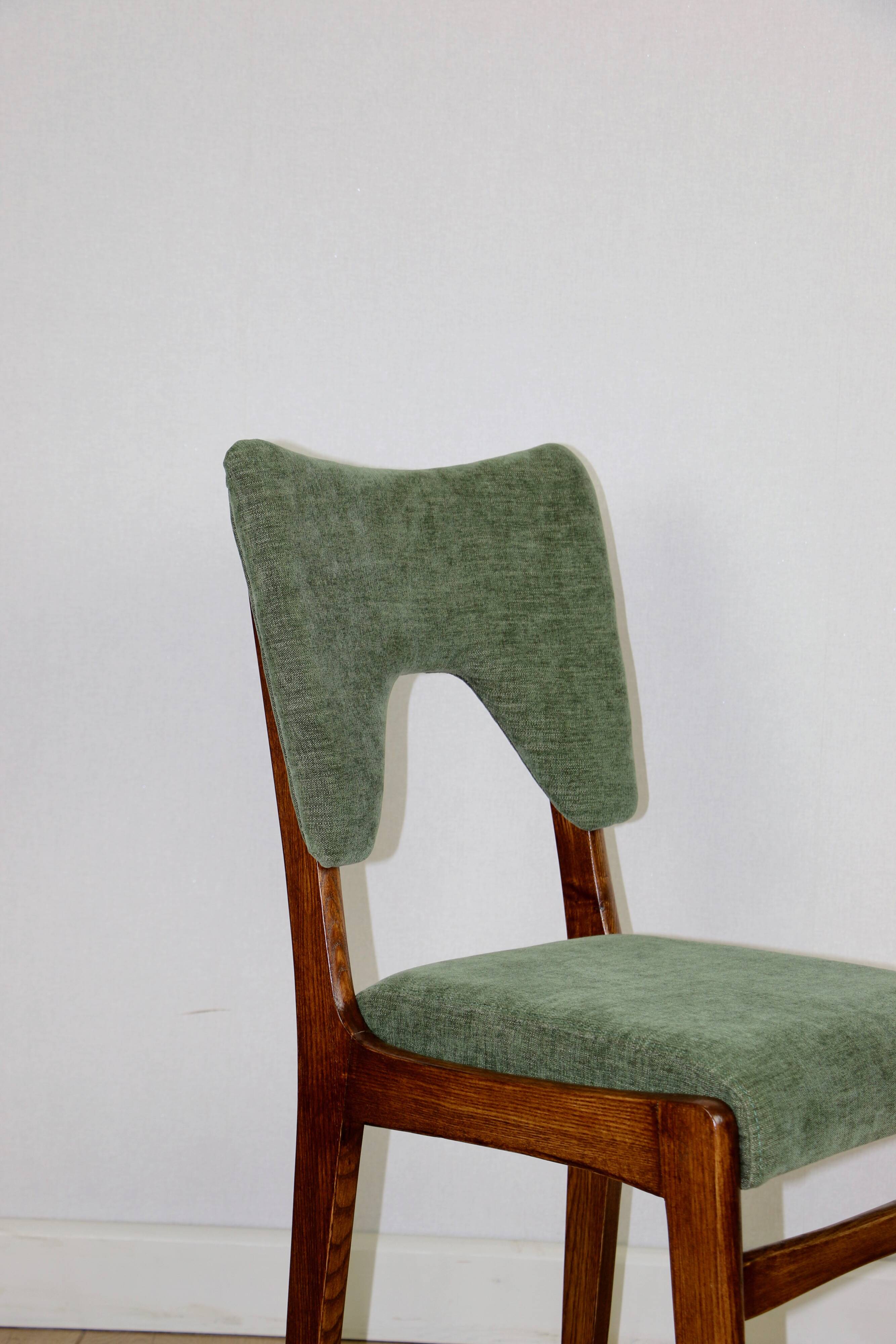 Chaises Vintage Hałas vert-olive vintage - 2 pièces - ensemble