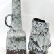 Duo of modernist ceramic vases and brutalist 1960-70 by ES-Keramik Germany