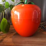 Vintage orange apple ice bucket