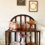 Vintage rattan bookcase