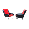 Paire de fauteuils par Erton design vintage 1960