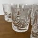 Set of 6 vintage crystal whisky glasses from Royal Cristal Rock.