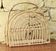 Vintage rattan magazine holder