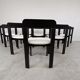Set of 10 vintage dining chairs 1970s