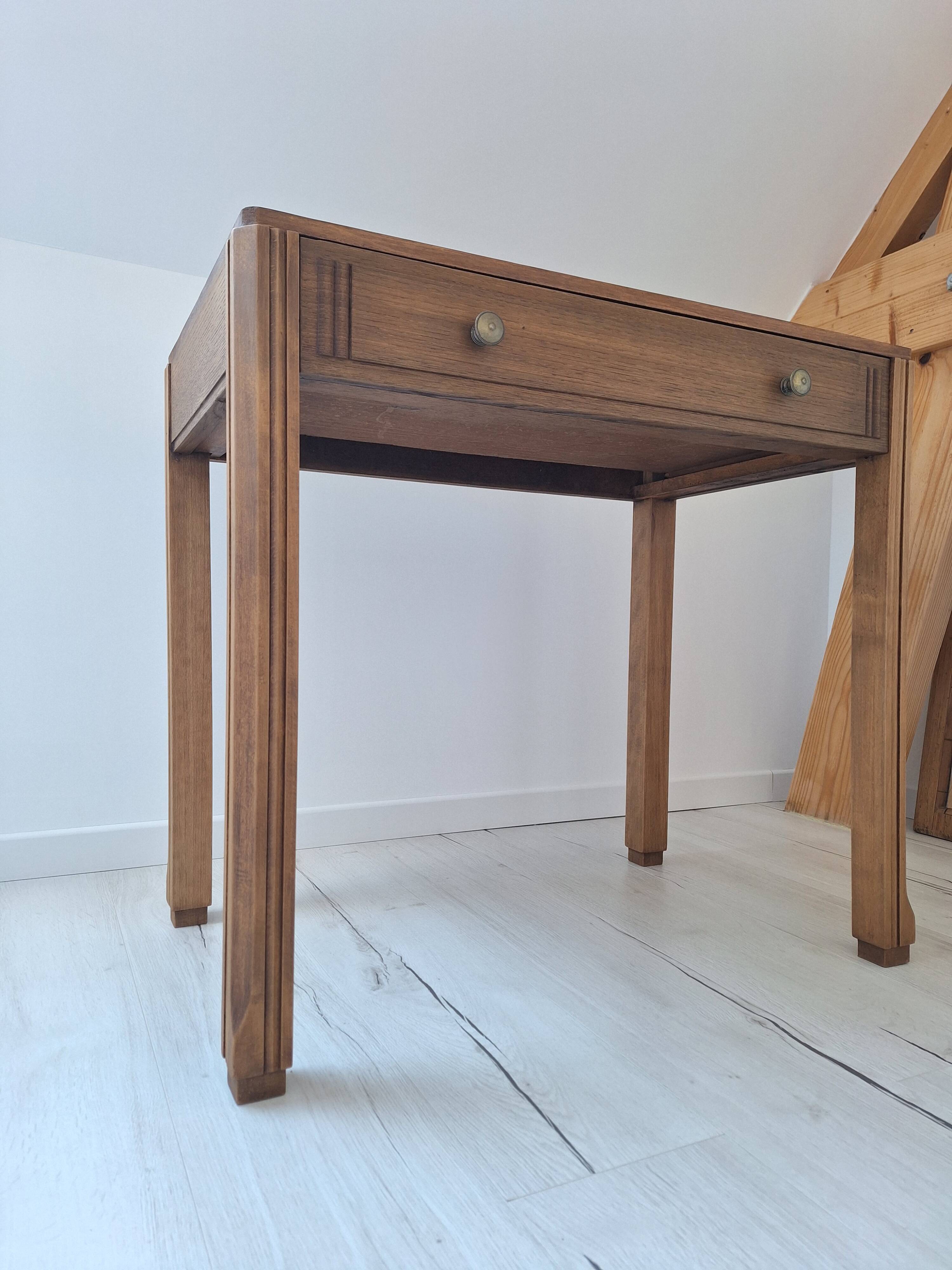 Desk / Side table / Art Deco console from the 1930s vintage