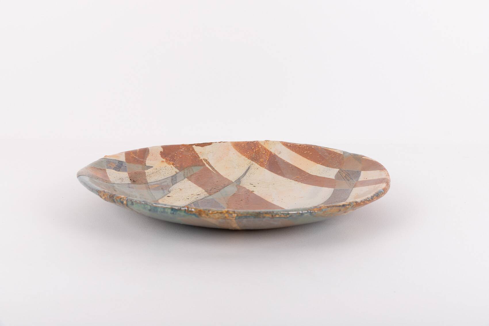 Unique Sicilian earthenware dish plate