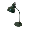 Green metal desk lamp