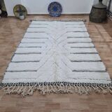 Handmade wool Berber rug 250x150 cm