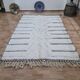 Handmade wool Berber rug 250x150 cm