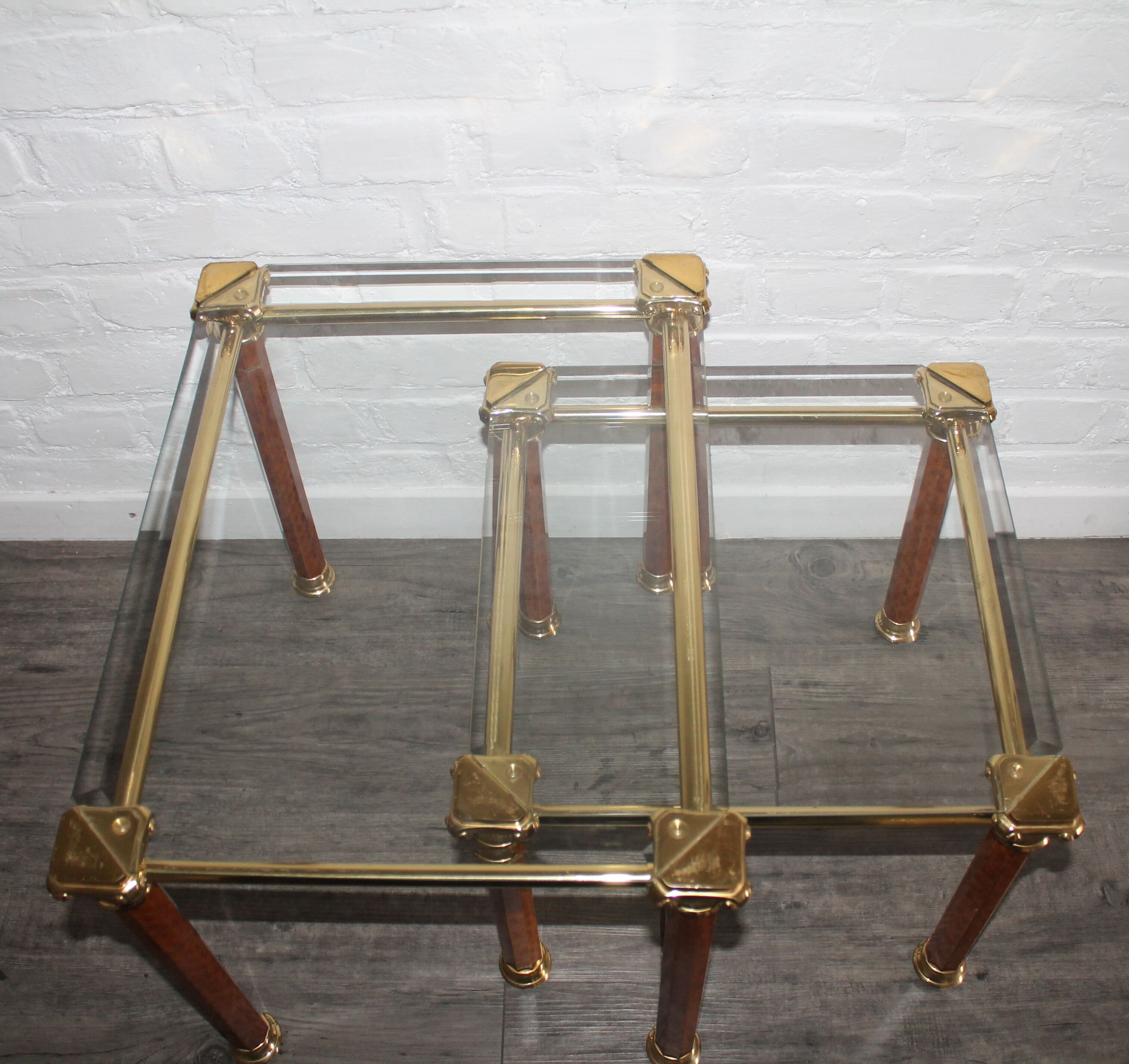 Verona brass tables made in Italy