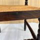 Corner chair wood turned vintage years 50-60