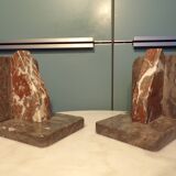 Art Deco marble bookends