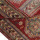 Afghan kazak runner rug long handwoven red wool rug-68x200cm