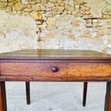 Farmhouse console, in walnut, Directoire, 18th century
