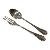 Fourchette cuillere a ragout métal argenté orfèvre Christofle Spatours