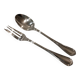 Christofle Spatours silver plated stew spoon fork