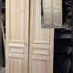 Pair of pine doors from the 19th century.