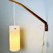 Cylindrical Swing-Arm Wall Lamp By Uno & Östen Kristiansson For Luxus, Sweden, 1960S