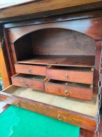 Secrétaire bureau en bois