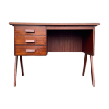 Vintage 1950s 3-drawer desk