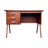 Vintage 1950s 3-drawer desk
