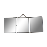 Triptych barber mirror - 68x28cm