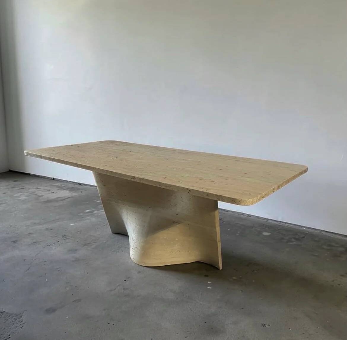 Italian travertine table