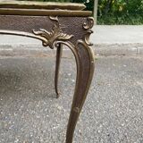 Louis XV gilt bronze and onyx coffee table