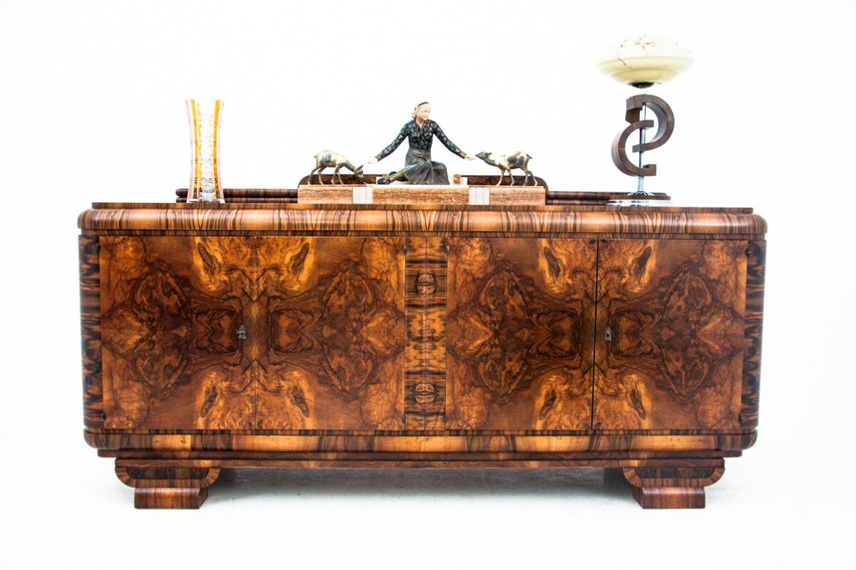 Art Deco Sideboard, Poland, 1940s