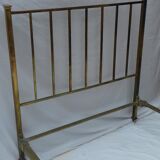 Golden metal bed