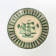 4 Vietri plates decorated by Fabbrica Ceramica Avallone, 1930s