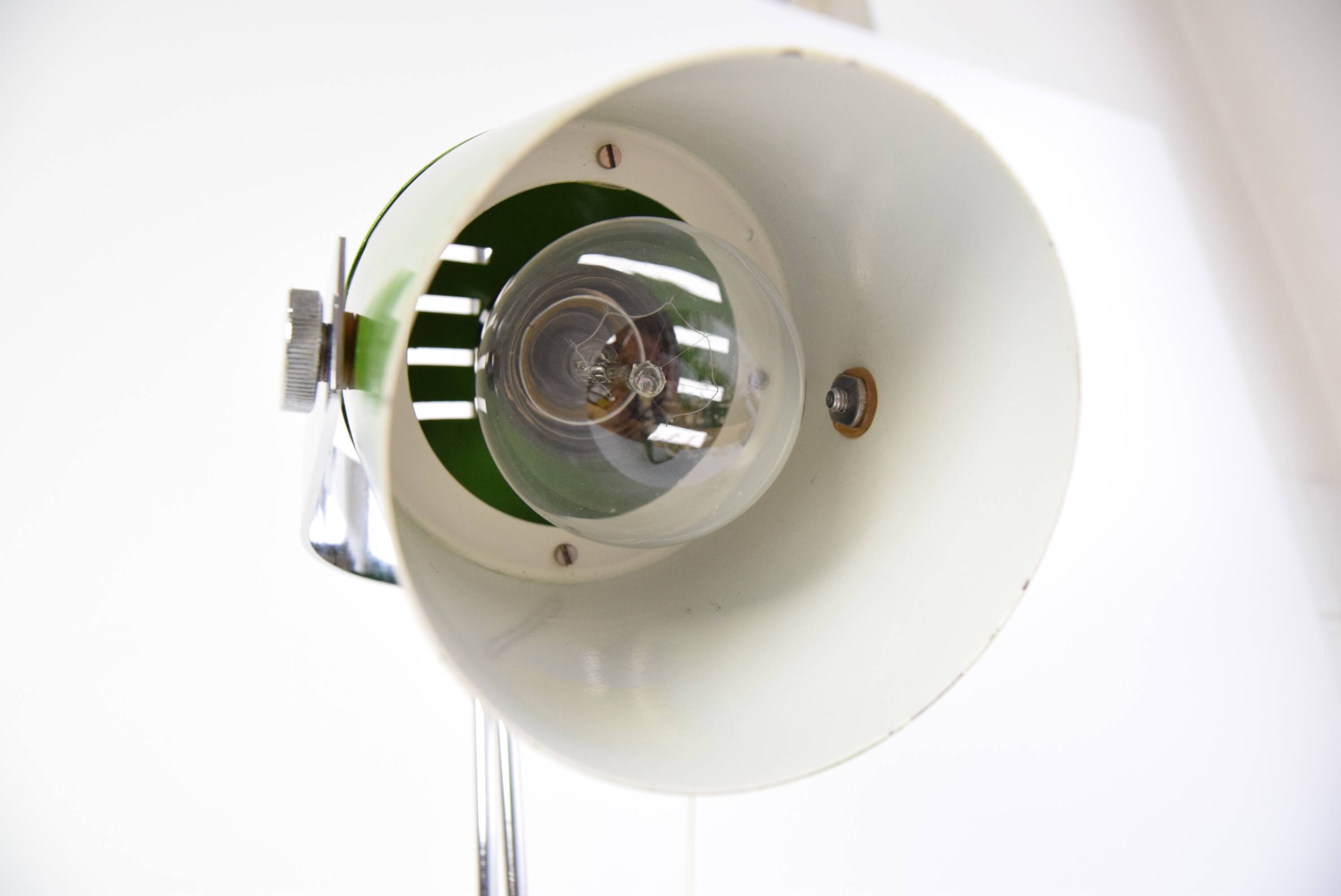 Green Table Lamp Combi Lux by Stanislav Indra, Czechoslovakia, 1970's.