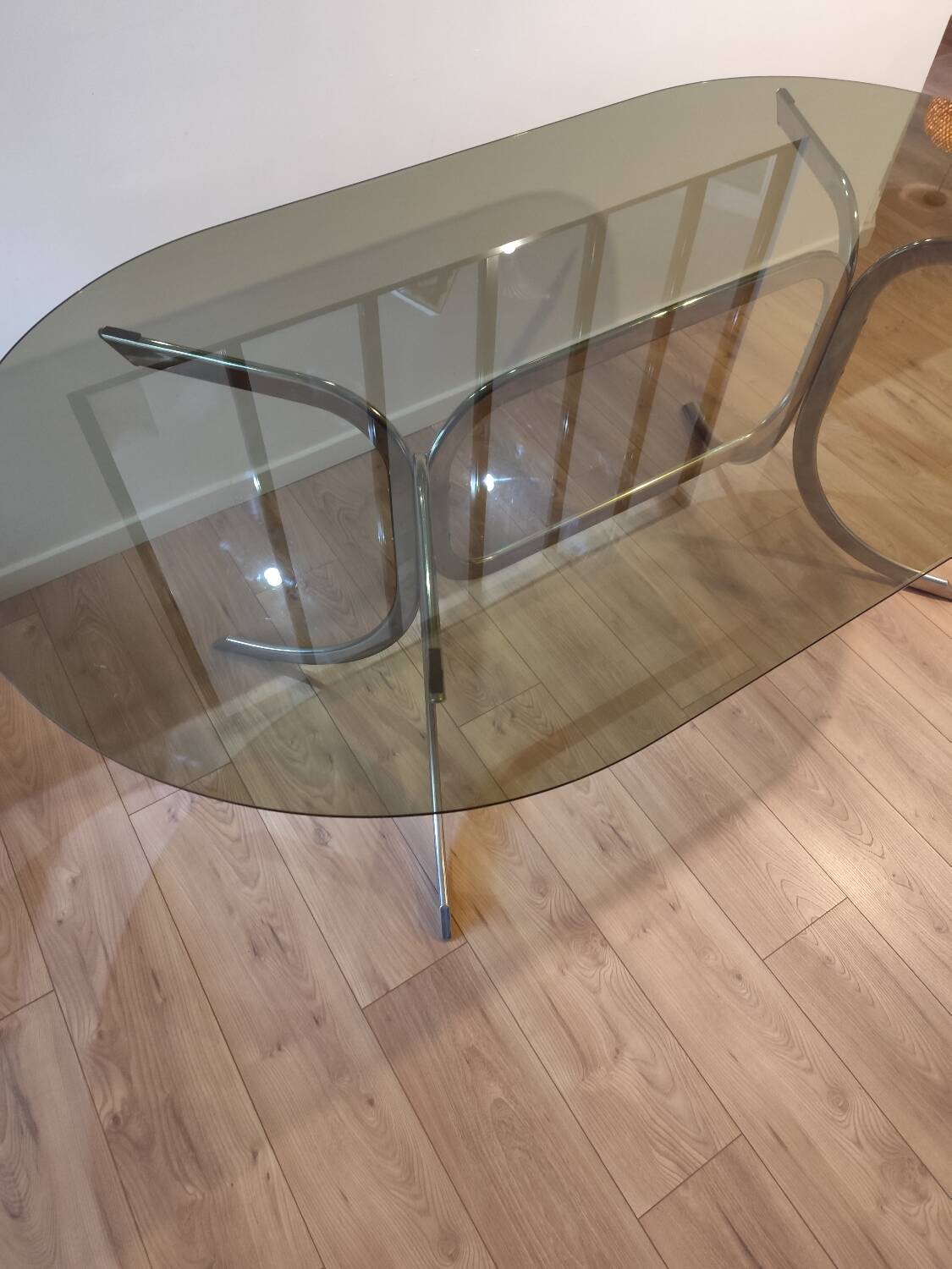 Vintage glass table