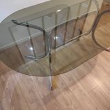 Table  en verre vintage