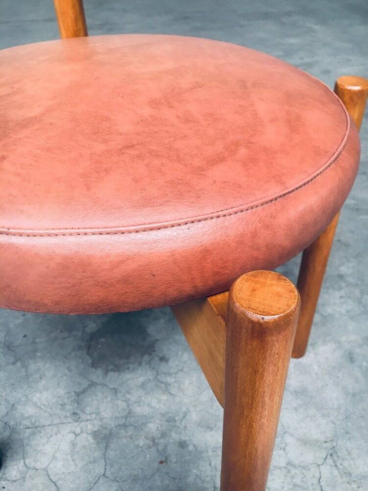 Mid-Century Modern Dining Chairs in the style of Charlotte Perriand, France, 1960s, Set of 4