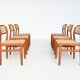 Set de 6 chaises Johannes Andersen Danemark 1960