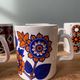 Set of 6 vintage mug staffordshire potteries made in England